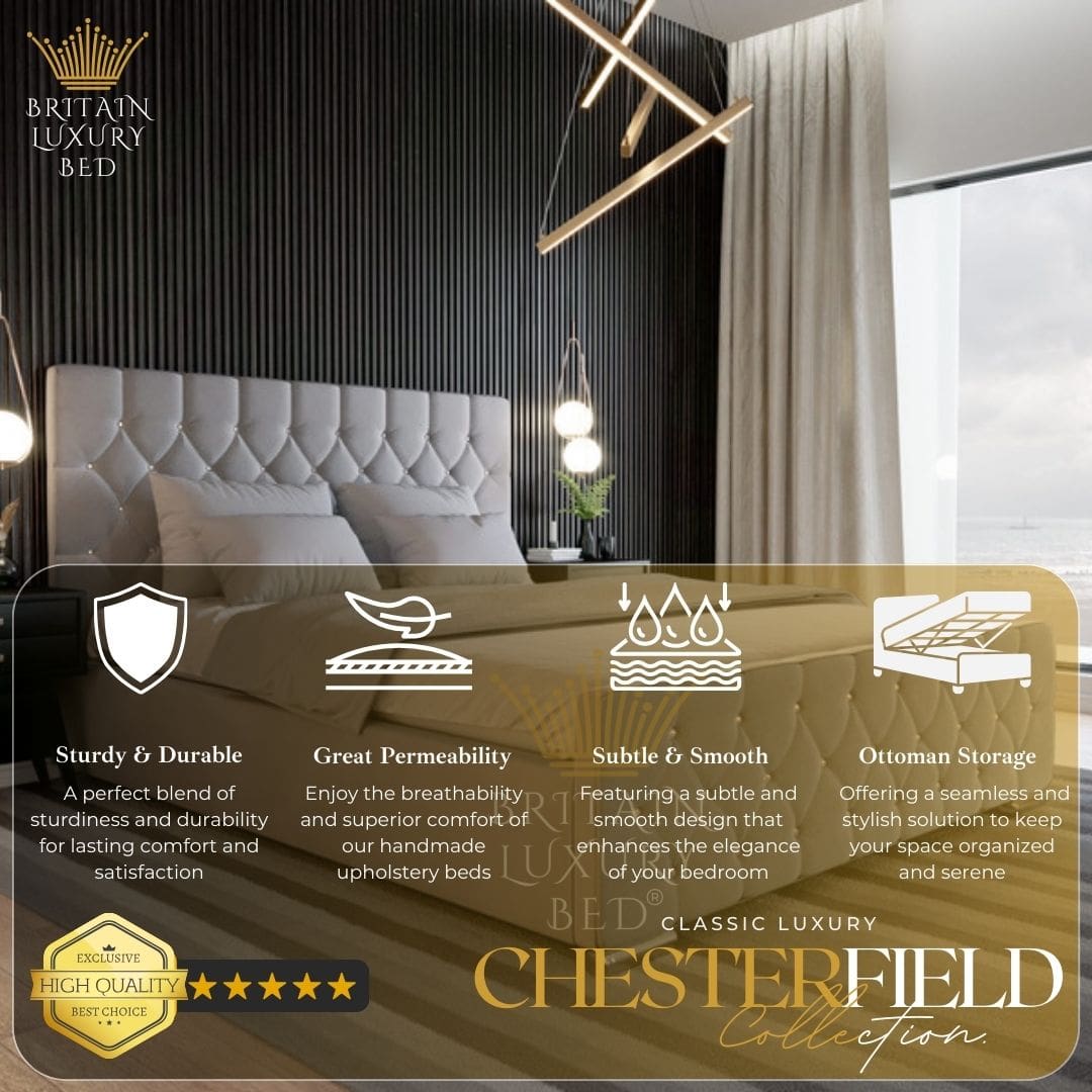 Enigmatic 50'' Chesterfield Bed