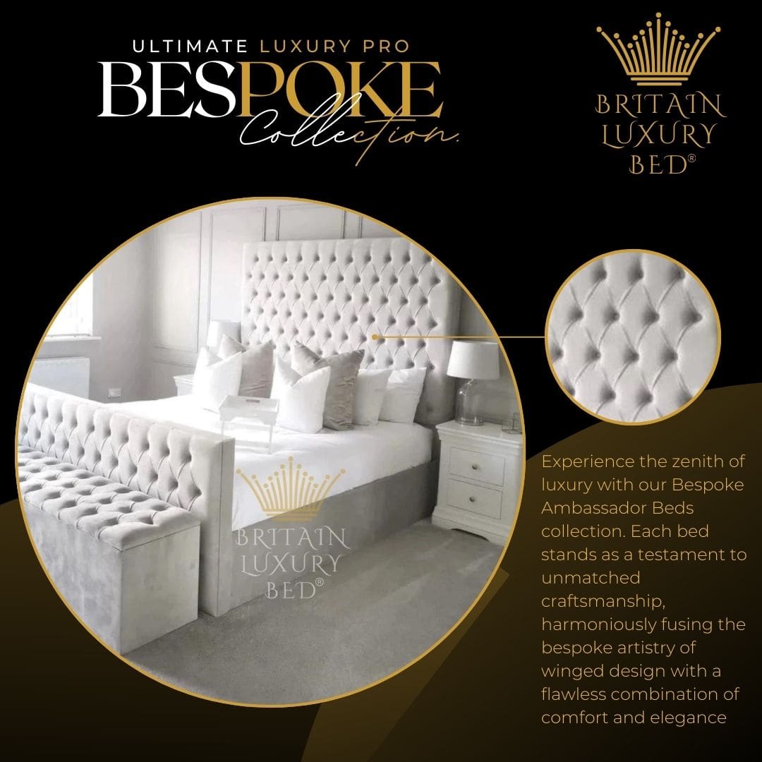 60'' Britain Ambassador Regal Retreat Bed - Supreme Comfort - Ultimate Luxury Pro Series