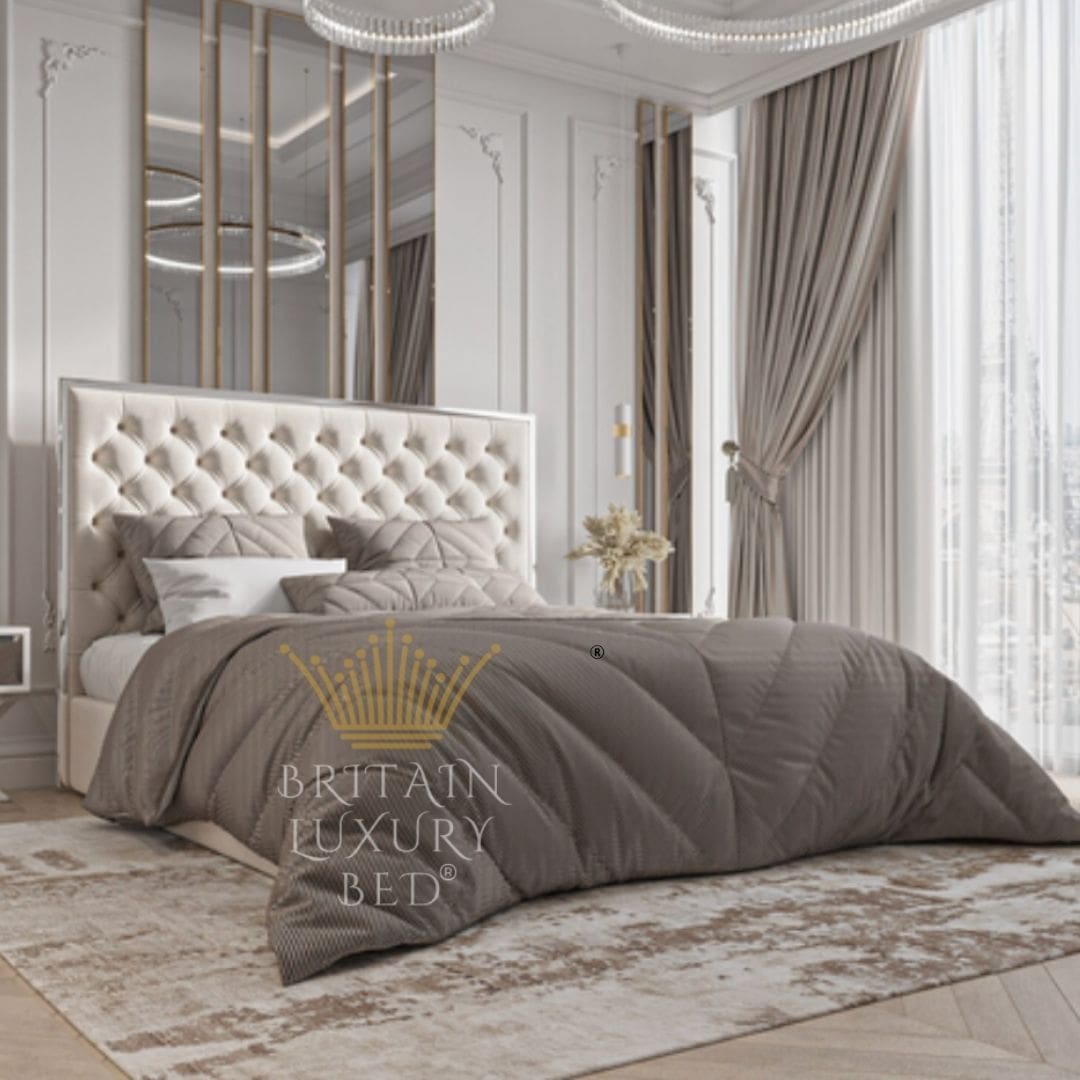 Mirror Bed - Opulent Hush Bed - Reflecting Opulence in the Ultimate Luxury Pro Series