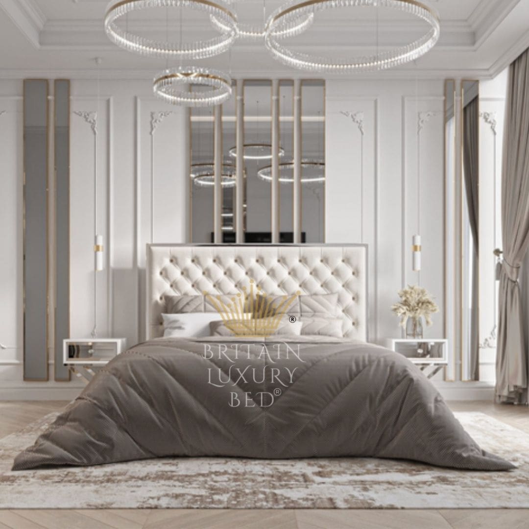 Mirror Bed - Opulent Hush Bed - Reflecting Opulence in the Ultimate Luxury Pro Series