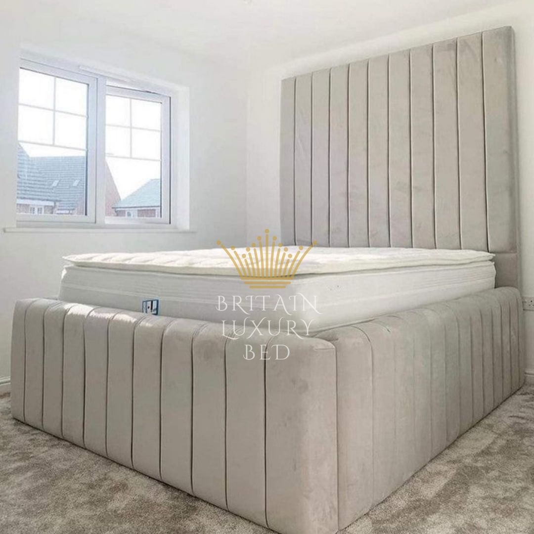 Baudoin Bed - 18'' Sides of Unrivaled Beauty and Bespoke Elegance in the Ultimate Luxury Pro Series.