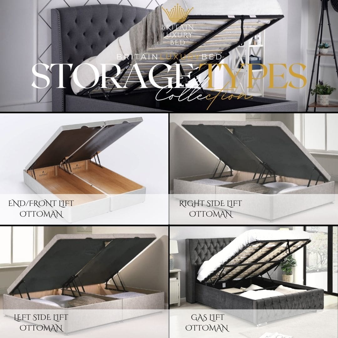 60” Luxury Leon Upholstered Bed