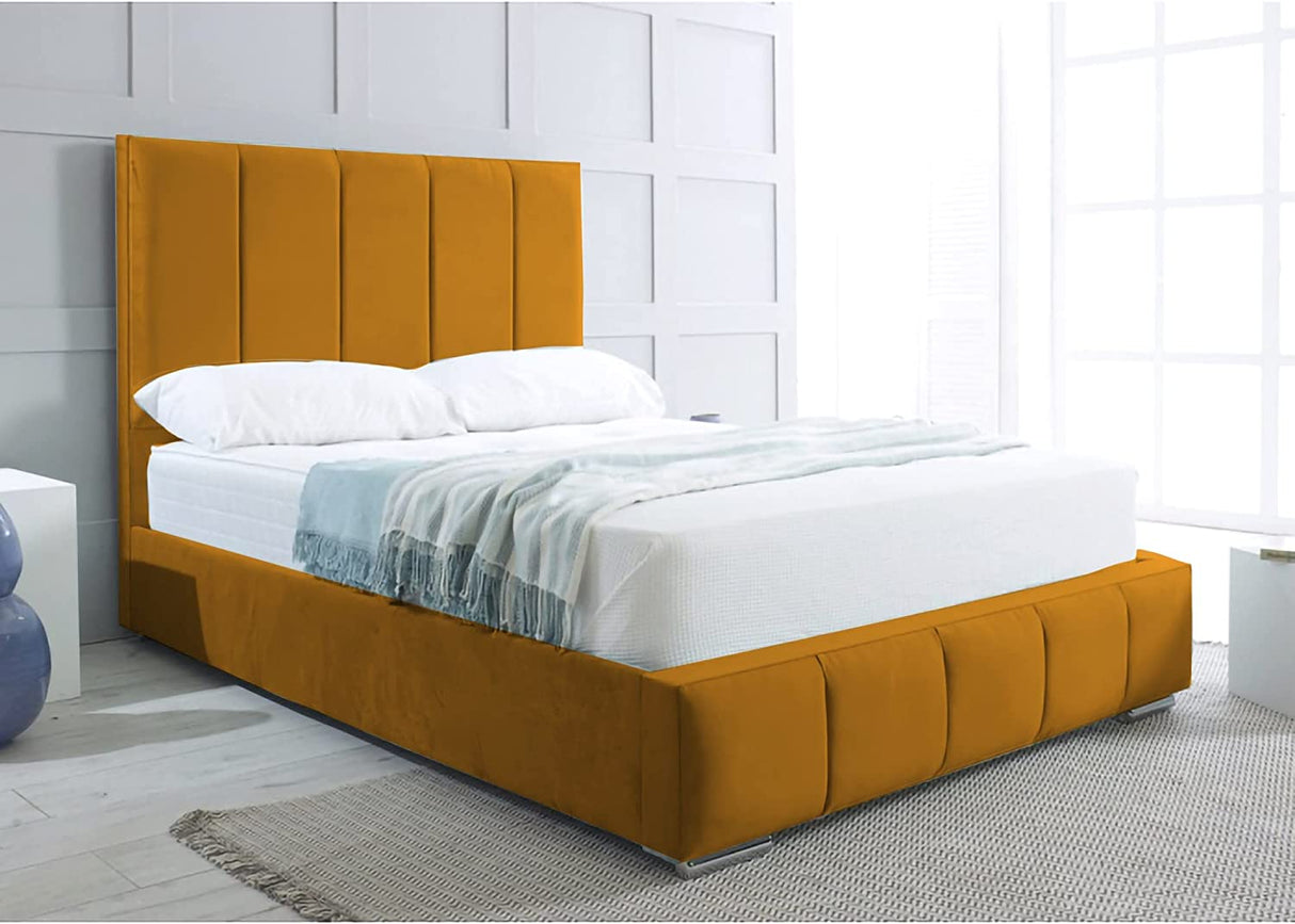 Britainsleep Edelmann Upholstered Ottoman Storage Bed Frame | Double | Single | Small Double | KingSize | Super King Size Bed Britainsleep
