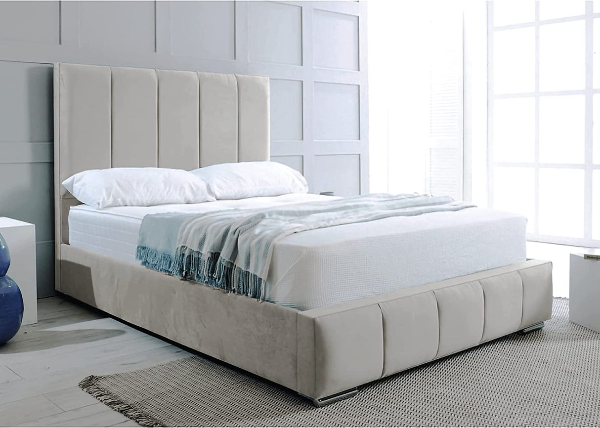 Britainsleep Edelmann Upholstered Ottoman Storage Bed Frame | Double | Single | Small Double | KingSize | Super King Size Bed Britainsleep