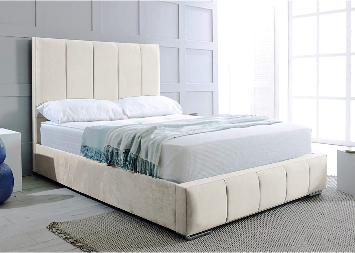 Britainsleep Edelmann Upholstered Ottoman Storage Bed Frame | Double | Single | Small Double | KingSize | Super King Size Bed Britainsleep
