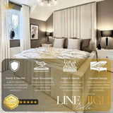 Line High Zenith Designer Bed - Tranquil Elegance in the Ultimate Luxury Pro Series