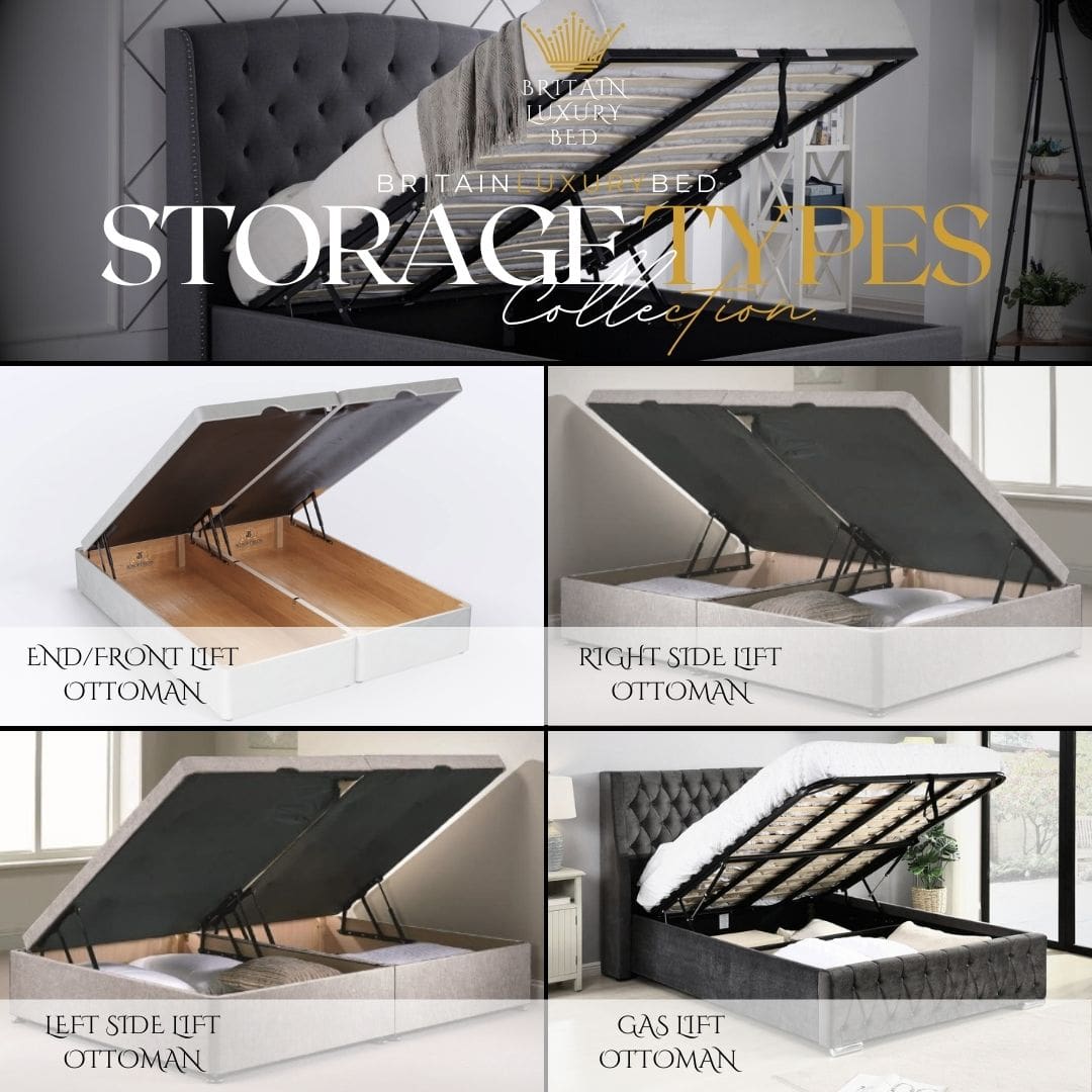 IKEA Upholstered Luxury Design Ottoman Bed